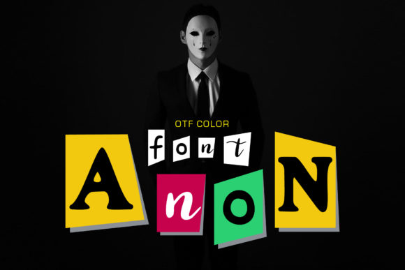 Anon: The Newspaper-Cut Display Font