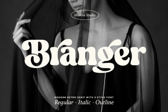 Branger: The Bold Retro Serif Making Waves in Design