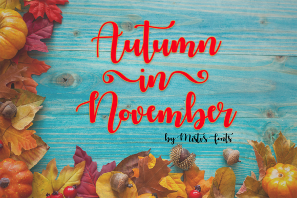 Capturing Autumn in November: A Font for Cozy, Elegant Design