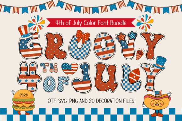 Celebrate Independence Day with Groovy 4th of July