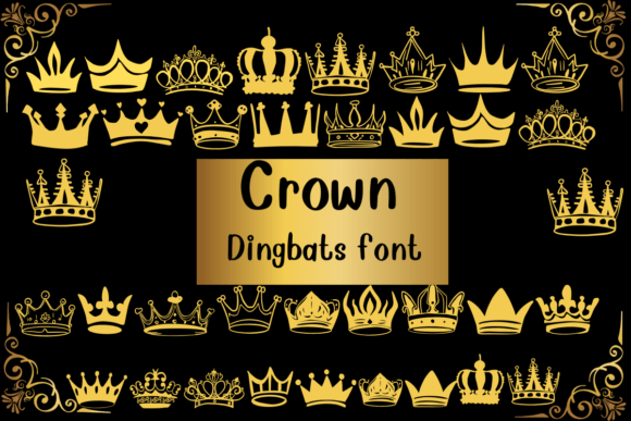 Crown: A Dingbat Font with Regal Character