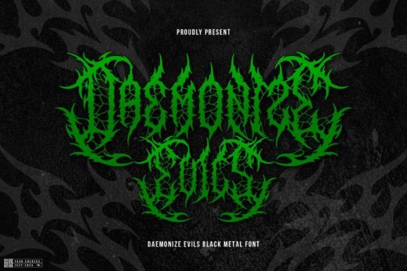 Daemonize Evils: A Typeface for Unforgettable Impact
