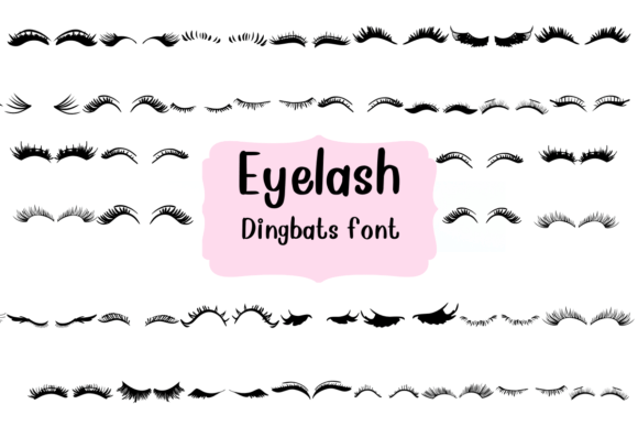 Eyelash Font: A Playful Twist for Creative Projects