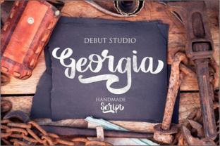 Georgia Script: A Retro Hand-Brushed Font for Authentic Designs