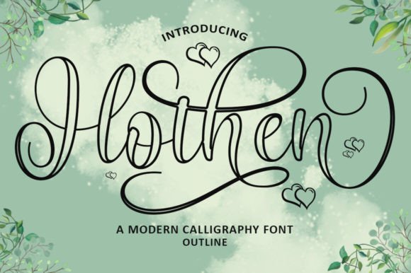 Hothen Outline: A Friendly Font for Modern Branding