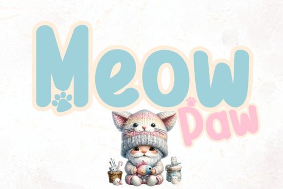 Meow Paw Font: The Playful Touch Your Designs Crave