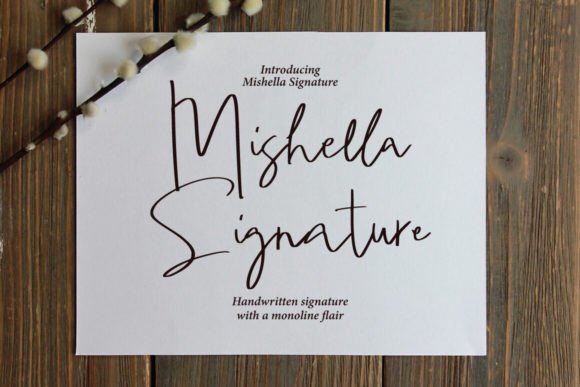 Mishella Signature: A Modern Approach to Elegant Typography