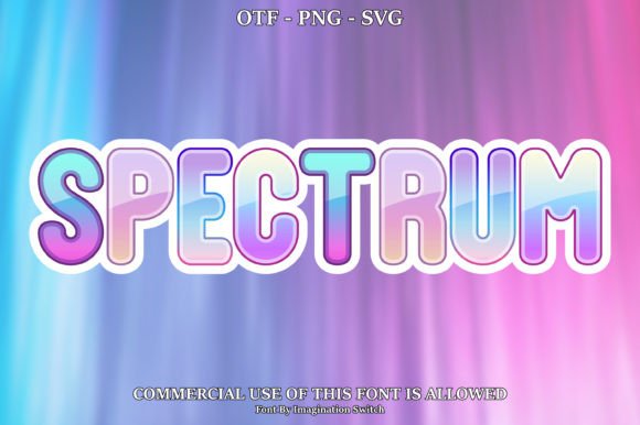 Spectrum: The Colorful Font That Turns Heads