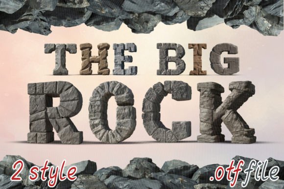 The Big Rock Font: Where Strength Meets Style