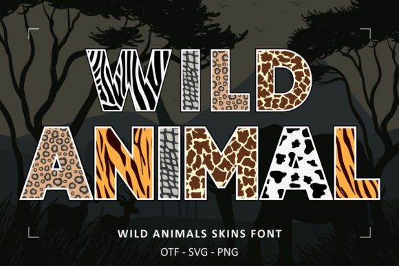 Wild Animals Skins: A Typeface with Untamed Character